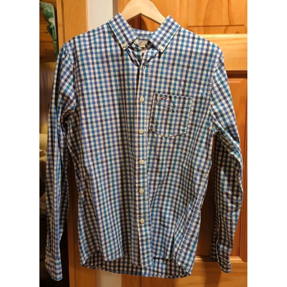 Hollister California Plaid‎ Button Up Shirt Mens Size Small